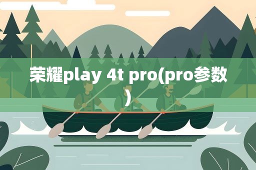 荣耀play 4t pro(pro参数)