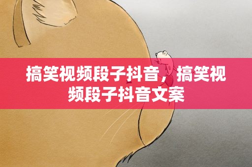 搞笑视频段子抖音，搞笑视频段子抖音文案