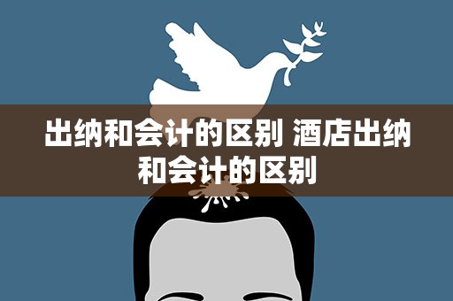 出纳和会计的区别 酒店出纳和会计的区别