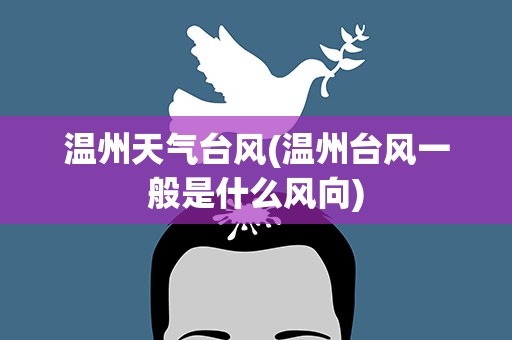 温州天气台风(温州台风一般是什么风向)