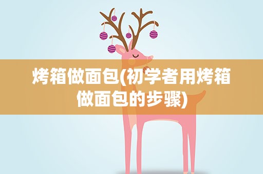 烤箱做面包(初学者用烤箱做面包的步骤)