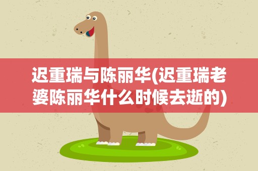 迟重瑞与陈丽华(迟重瑞老婆陈丽华什么时候去逝的)