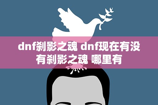 dnf刹影之魂 dnf现在有没有刹影之魂 哪里有