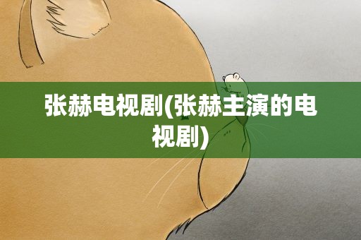 张赫电视剧(张赫主演的电视剧)