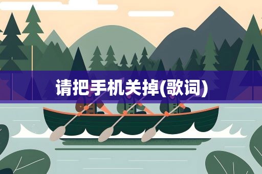 请把手机关掉(歌词)