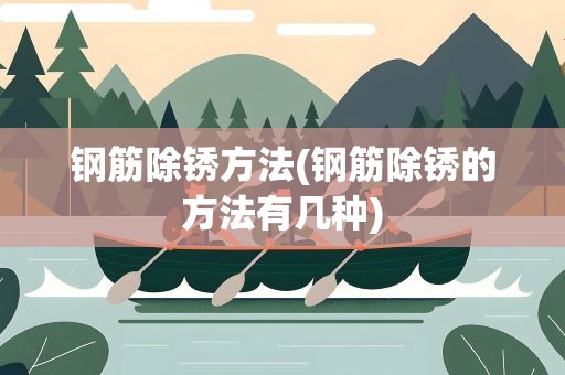 钢筋除锈方法(钢筋除锈的方法有几种)