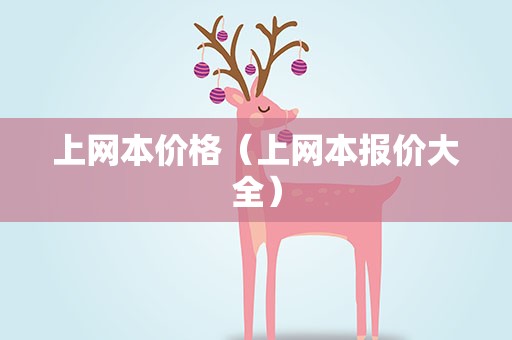 上网本价格（上网本报价大全）
