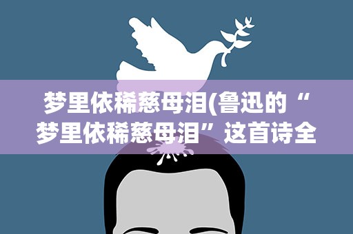 梦里依稀慈母泪(鲁迅的“梦里依稀慈母泪”这首诗全文的意思是什么)