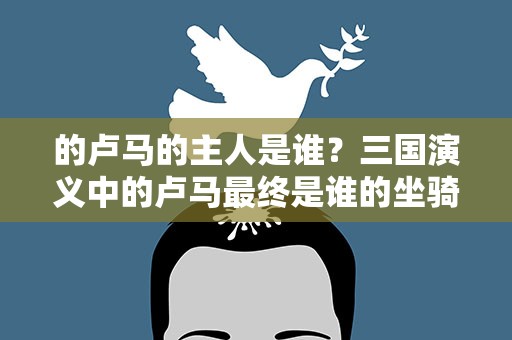 的卢马的主人是谁？三国演义中的卢马最终是谁的坐骑