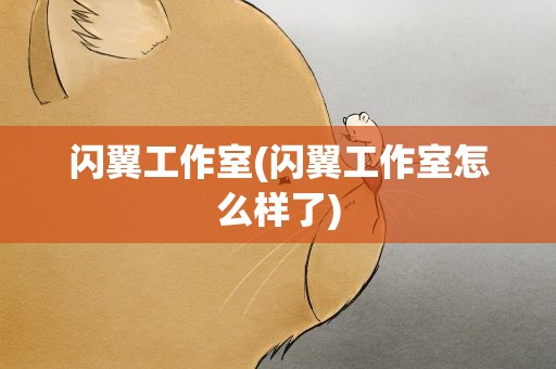闪翼工作室(闪翼工作室怎么样了)