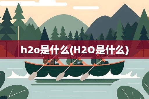 h2o是什么(H2O是什么)