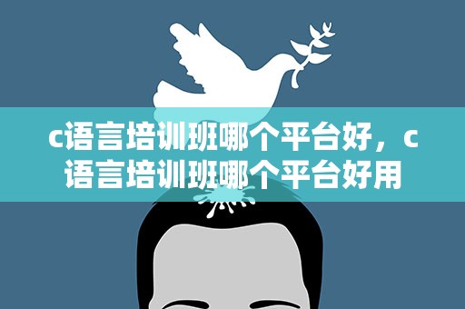 c语言培训班哪个平台好，c语言培训班哪个平台好用