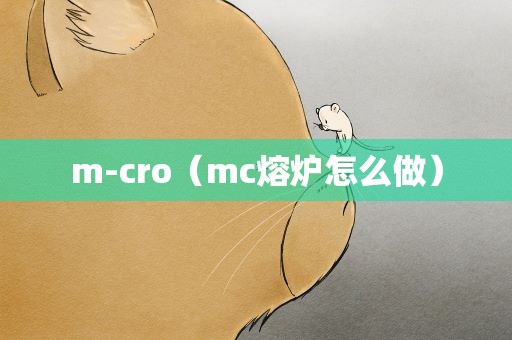 m-cro（mc熔炉怎么做）
