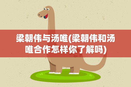梁朝伟与汤唯(梁朝伟和汤唯合作怎样你了解吗)