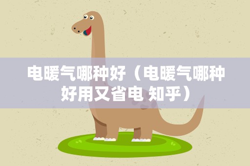 电暖气哪种好（电暖气哪种好用又省电 知乎）