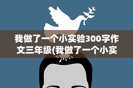 我做了一个小实验300字作文三年级(我做了一个小实验300字作文三年级下册)
