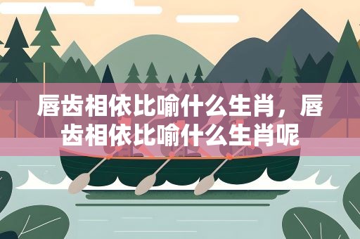 唇齿相依比喻什么生肖，唇齿相依比喻什么生肖呢