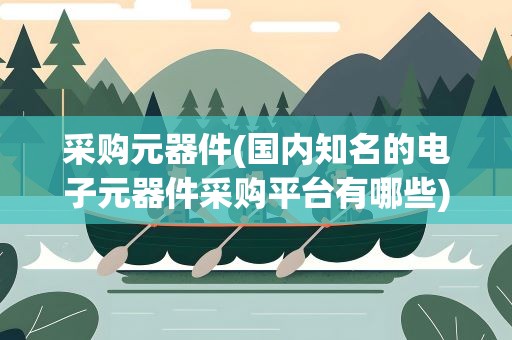 采购元器件(国内知名的电子元器件采购平台有哪些)