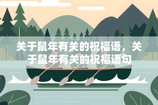 关于鼠年有关的祝福语，关于鼠年有关的祝福语句