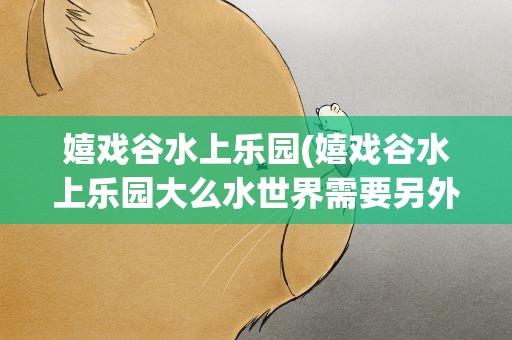 嬉戏谷水上乐园(嬉戏谷水上乐园大么水世界需要另外买票么)