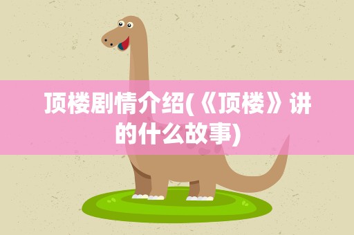 顶楼剧情介绍(《顶楼》讲的什么故事)