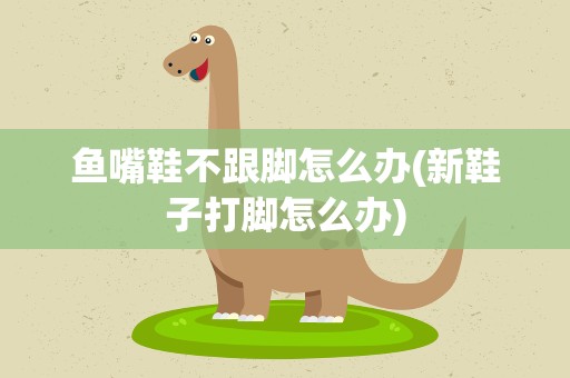 鱼嘴鞋不跟脚怎么办(新鞋子打脚怎么办)