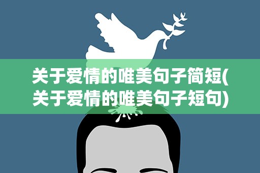 关于爱情的唯美句子简短(关于爱情的唯美句子短句)