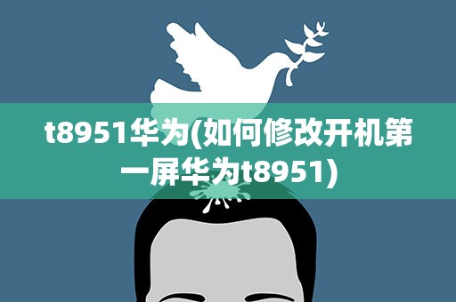 t8951华为(如何修改开机第一屏华为t8951)