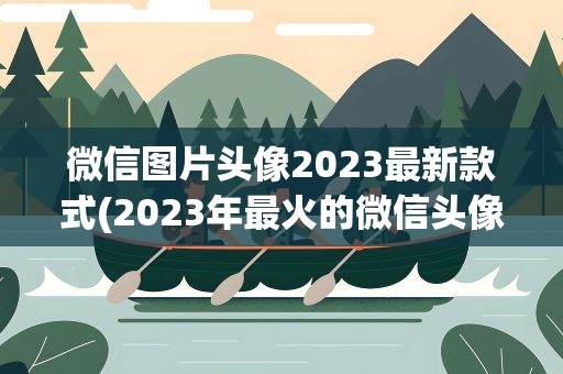 微信图片头像2023最新款式(2023年最火的微信头像唯美好看)