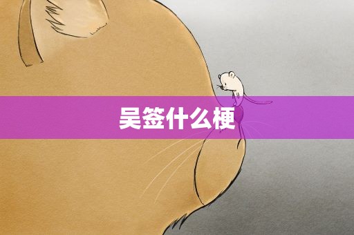 吴签什么梗