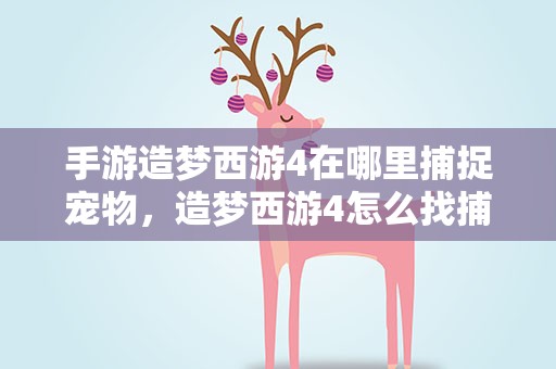 手游造梦西游4在哪里捕捉宠物，造梦西游4怎么找捕捉宠物的东西