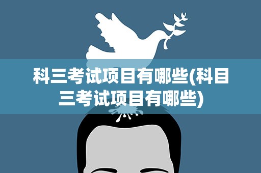 科三考试项目有哪些(科目三考试项目有哪些)