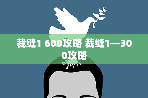 裁缝1 600攻略 裁缝1—300攻略