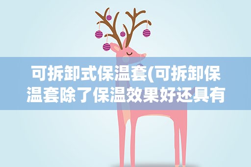 可拆卸式保温套(可拆卸保温套除了保温效果好还具有哪些优势)