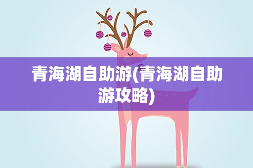 青海湖自助游(青海湖自助游攻略)