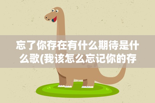 忘了你存在有什么期待是什么歌(我该怎么忘记你的存在对你的期待是什么歌)