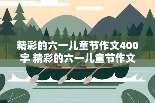 精彩的六一儿童节作文400字 精彩的六一儿童节作文300字