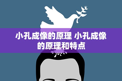 小孔成像的原理 小孔成像的原理和特点