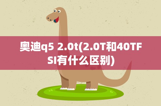 奥迪q5 2.0t(2.0T和40TFSI有什么区别)