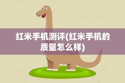 红米手机测评(红米手机的质量怎么样)