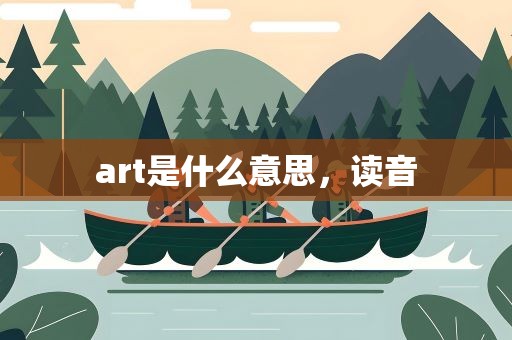 art是什么意思，读音