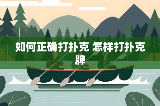 如何正确打扑克 怎样打扑克牌