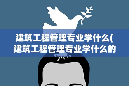 建筑工程管理专业学什么(建筑工程管理专业学什么的)