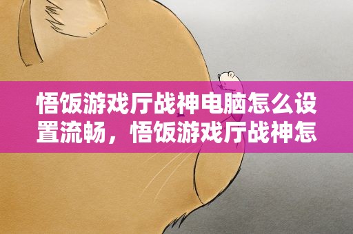悟饭游戏厅战神电脑怎么设置流畅，悟饭游戏厅战神怎么设置才不卡