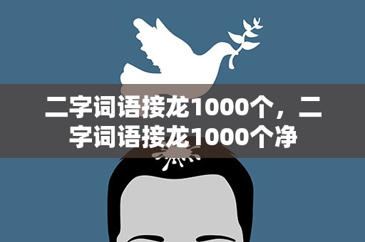 二字词语接龙1000个，二字词语接龙1000个净