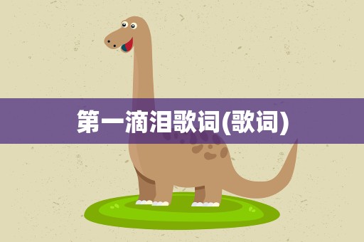 第一滴泪歌词(歌词)
