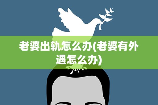 老婆出轨怎么办(老婆有外遇怎么办)
