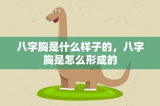 八字胸是什么样子的，八字胸是怎么形成的
