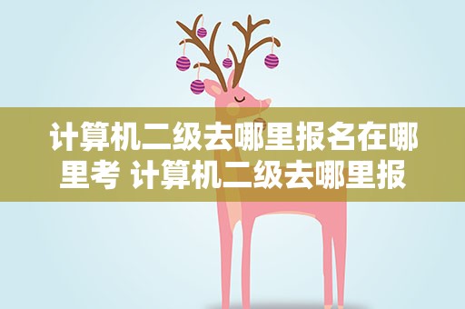 计算机二级去哪里报名在哪里考 计算机二级去哪里报名在哪里考的