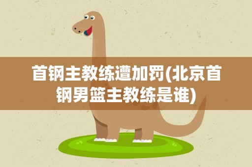 首钢主教练遭加罚(北京首钢男篮主教练是谁)